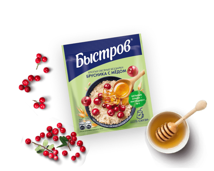 Брусника с мёдом